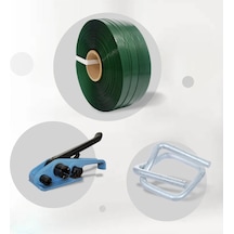 Polyester Set 16x0,70 Yeşil Çember- 16 Mm Bukle Toka-germe Aparat