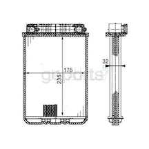 Kalorifer Radyatoru W203-209-230 2000