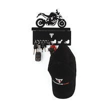 Torque-MX Metal Dekoratif Anahtar Askısı EA19 Siyah