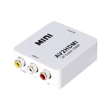 Fully G-536de Rca Av To Hdmi Çevirici Converter Beyaz - Çok Renkli