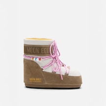 Bl43 Honey/white Sand Bot Kar Kadın 80d1409730 Moon Boot Mb X Gır Icon Low Suede Beads Bl43 Honey/white Sand
