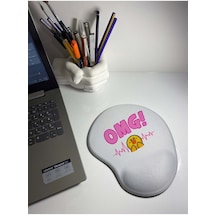 Omg Desenli Baskılı Bilek Destekli Mouse Pad Mousepad