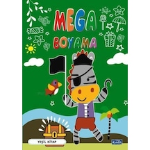 Mega Boyama Yeşil Kitap