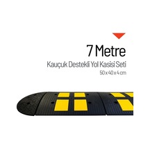 Kauçuk Yol Kasisi Destekli Hız Kesici Set 7 M-3354