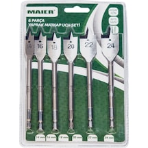 Maier MAWBSET 6 Parça Bit Saplı Yaprak Matkap Ucu Seti