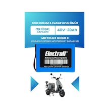 Motolux Gogo Iı Uyumlu Batarya Standart Kapasite Lifepo4 48v 20ah Elektrikli Motorsiklet Bataryası