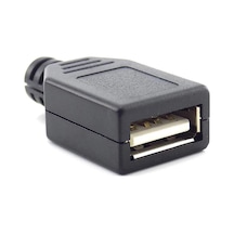 Ic-265f Usb A Tip Seyyar Kapaklı Dişi Usb Soketi
