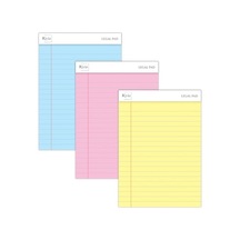 Riyaz A5 Boyut, 3 Farklı Renkli Legal Pad, Notluk, Notepad, Defter, Herbiri 50 Yaprak, Geniş Satır Aralığı, Okul, İş Ve Ofis İçin, Türk Malı