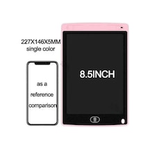4.4/8.5/inç Lcd Yazma Tableti Çizim Tahtasında Çocuklar Graffiti Eskiz Defteri Single Color 7