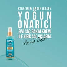 Restorex Keratin & Argan Onarıcı Sıvı Saç Bakım Kremi 200 Mililitre, Yıpranmış Ve Hasar Görmüş Saçlar