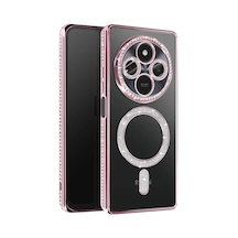 Xiaomi Redmi 14c Joke Simli Magneticsafe Kılıf - Pembe 0.2M-Çok Renkli