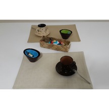 Amerikan Servis Manhatten Plain 32 x 45 Cm Açık Kahverengi - 2'li Açık Kahverengi