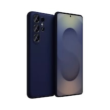 Newface Samsung Galaxy S26 Ultra Nano İçi Kadife Silikon - Lacivert