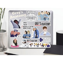 Grey's Anatomy Sticker Seti Laptop Ajanda Pc Tablet Telefon Defter Etiket Bullet Journal Diğer