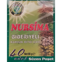 Nursima Biberiyeli Karışık Bitki Süzen Poşet Çay 2'li 40 x 2.25 G