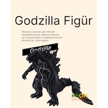 Hareketli Kuyruklu Godzilla Figürü