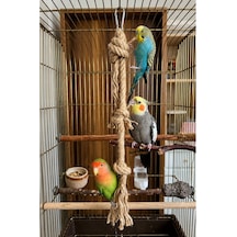 Mivra Pets Papağan Stres Halatı 40 Cm Jüt
