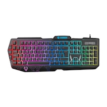 Everest KB-GX61 Formula USB RGB Aydınlatmalı Bilek Destekli Makro Oyuncu Klavye