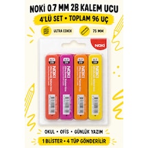 Noki Ultra Esnek Kalem Ucu 0.7mm 4lü Set Renkli Tüpler