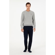 U.s. Polo Assn. Erkek Gri Pijama Takım 50301714-vr024 Gri