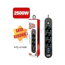 Viatom Ftr-01 2x Usb 3lü 2 M Metre Çocuk Akım Korumalı Pr