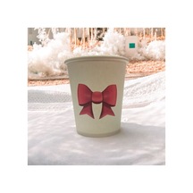 Pembe Kurdela-doğumgünü -desenli Tek Kullanımlık 7 Oz 50 Adet Karton Bardak 1
