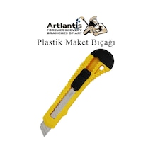 Maket Bıçağı Plastik Büyük Boy 1 Adet 18 Mm Plastik Falçata Bıçağı Büyük Boy