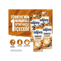 Barista Badem Sütü 4x1 L Vegan Laktozsuz Besin