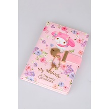 X Dekomus Lisanslı My Melody Secret Garden Edition Kilitli Hatıra Defteri / Günlük Altın