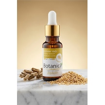 Botanica %100 Saf Susam Yağı Soğuk Sıkım Güneş Koruyucu Cilt Bakımı Besleyici Doğal Bitkisel Damla 20 Ml 20 ML