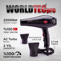 Worldtec 2200 W Turbo Profesyonel Kuaför Fön & Saç Kurutma Makinesi