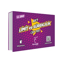 12.Sınıf AYT Limit ve Süreklilik Cep Test -  Karekök Eğitim Yayın