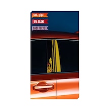 Araç Kapı Direk Kaplama Folyosu Kill Bill Desenli Sağ Sol Takım 2 Adet - 22x50 Cm Görsel - 785710787