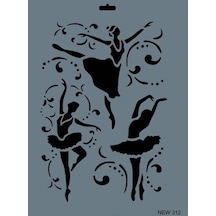 Mey İthalat Rich New Seri N-312 Stencil 35x25 Cm