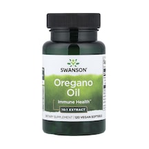 Takviye Swanson Vitamins, Oregano Oil, 120 Vegan Softgels 150 Mg Per Capsule