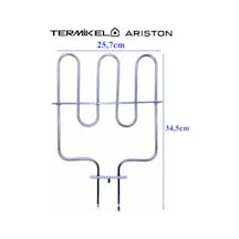 Termikel-Ariston Franke Uyumlu Alt Fırın Rezistansı 220Volt 1300Watt