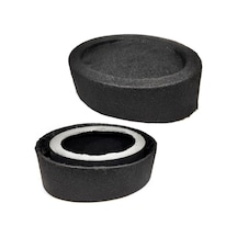 BOS KABİN OVAL YUKSELTME SİYAH PLASTİK (2 ADET)