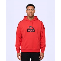 Kappa Logo İrente Tur Erkek Koyu Turuncu Regular Hoodie