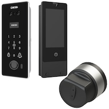 Desi Quic Vision V002 Yüz Tanıma - Şifre - Avuç İzi - Kart - Canlı Görüşme Ve Utopic Rx Akıllı Kilit V002 + Rx