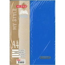 Komeks Spiralli Defter Plastik Kapak 2+2 Sep.120 Yp A4 Mavi