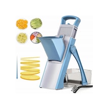 Mutfak İçin Sebze Doğrayıcı, Çıkarılabilir Bıçaklı Çok Fonksiyonlu Sebze Doğrayıcı, Yüksek Verimli Manuel Paslanmaz Çelik Bıçak Diğer