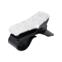 Sones Elmas Araç Telefonu Tutucu 360 Derece Dönen Yaratıcı Araba Kontrol Paneli Mobil Tutucular Beyaz