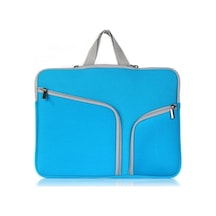T228 Çok Cepli Dizüstü Bilgisayar Taşıma Çantası 10-11 İnç 10.11 İnch Mavi MAVİ