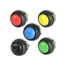 Buton Pbs33B 12Mm Buton Buton 3 Adet Kırmızı