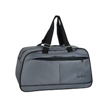 Galb Leather Askilikli Spor El Valizi Gri Cod 180