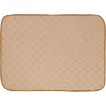 Lemestar Köpekler İçin Yeniden Kullanılabilir Su Geçirmez Emici Pee Pad - Koku Kontrolü, M Büyüklüğü, Bej Renk