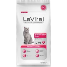 La Vital Sterilesed Somonlu Kısırlaştırılmış Yetişkin Kedi Maması 1500 G