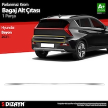 S-Dizayn Hyundai Bayon Krom Bagaj Alt Çıtası 2021 Üzeri