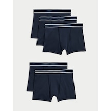 Marks & Spencer 5'li Trunk Seti T71001311v Lacivert