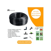 16 Mm 300 Metre 40 Cm Damlama Sulama Hortumu Seti 22 Li Set